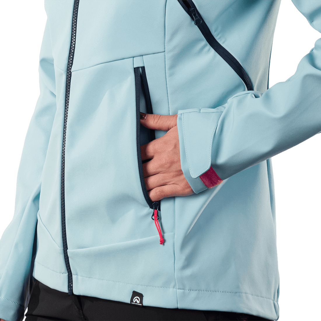 BU-6398OR women's outdoor softshell jacket 3L DAMARIS