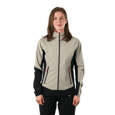 BU-6399OR women's trekking hybrid softshell jacket JAYLYN