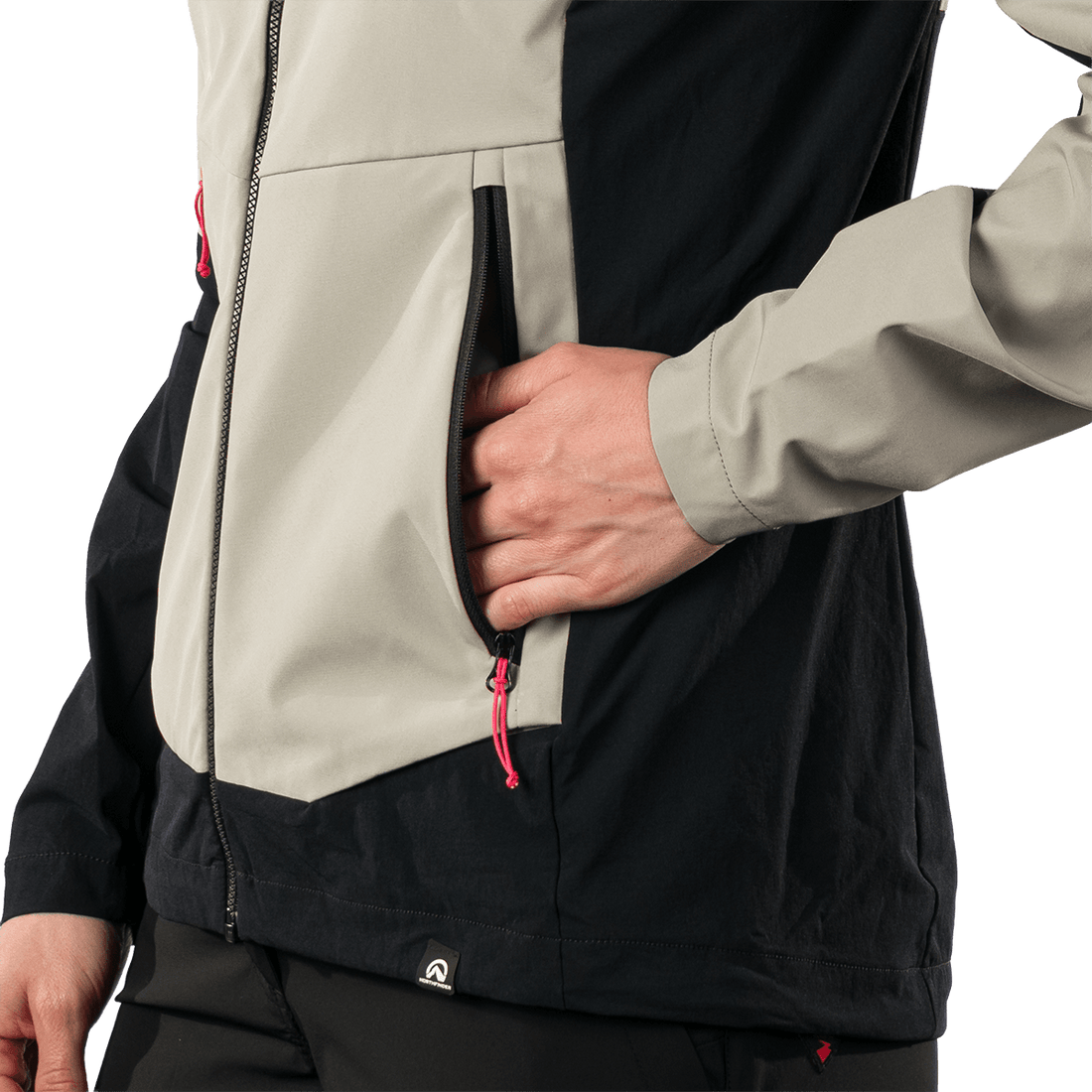 BU-6399OR women's trekking hybrid softshell jacket JAYLYN