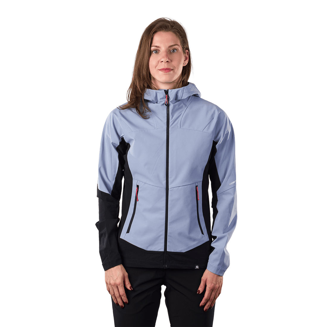 BU-6399OR women's trekking hybrid softshell jacket JAYLYN