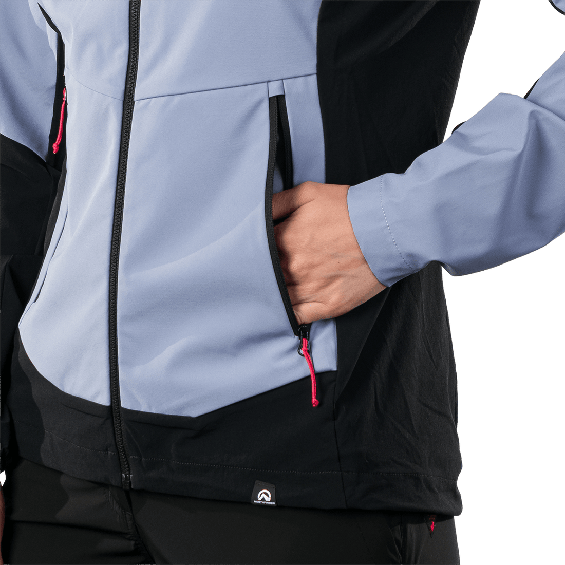 BU-6399OR women's trekking hybrid softshell jacket JAYLYN