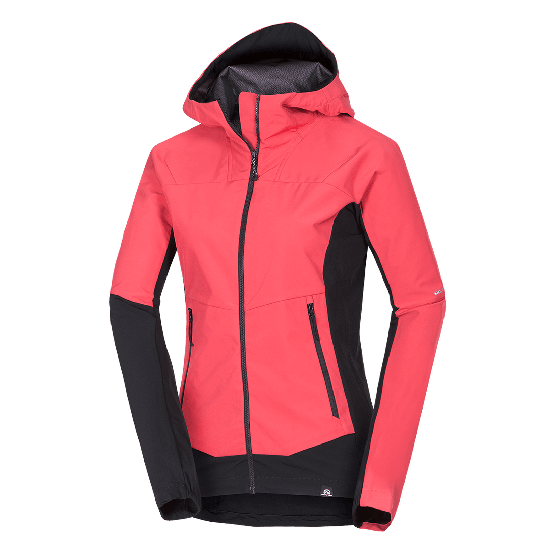 BU-6399OR women's trekking hybrid softshell jacket JAYLYN