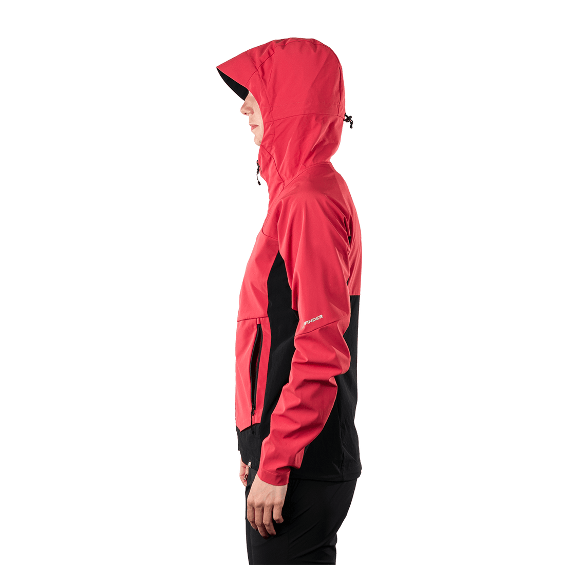 BU-6399OR women's trekking hybrid softshell jacket JAYLYN