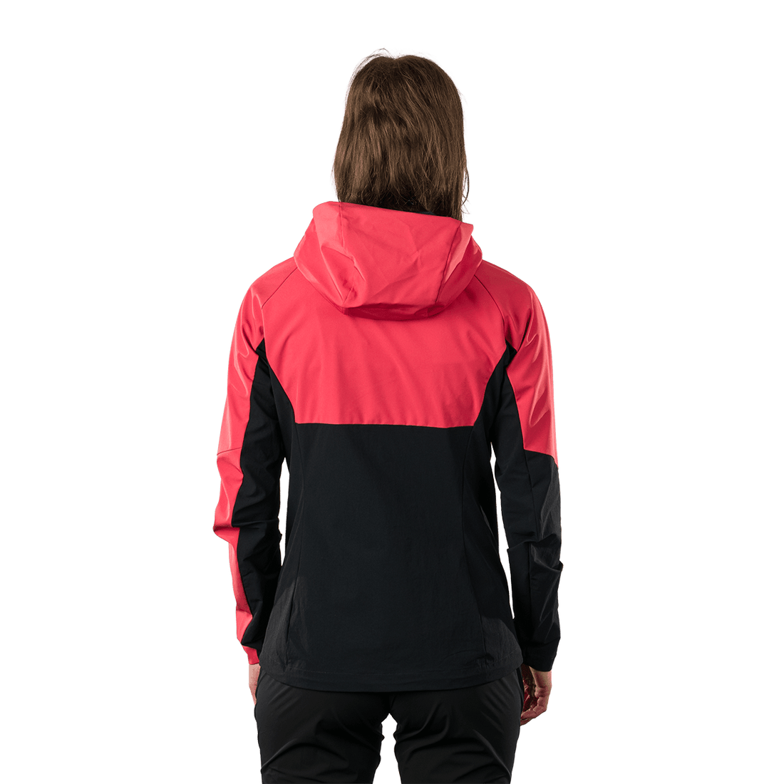 BU-6399OR women's trekking hybrid softshell jacket JAYLYN