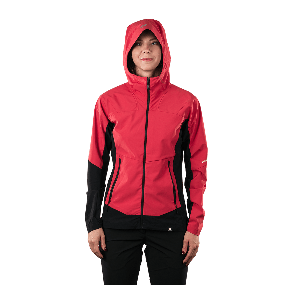 BU-6399OR women's trekking hybrid softshell jacket JAYLYN