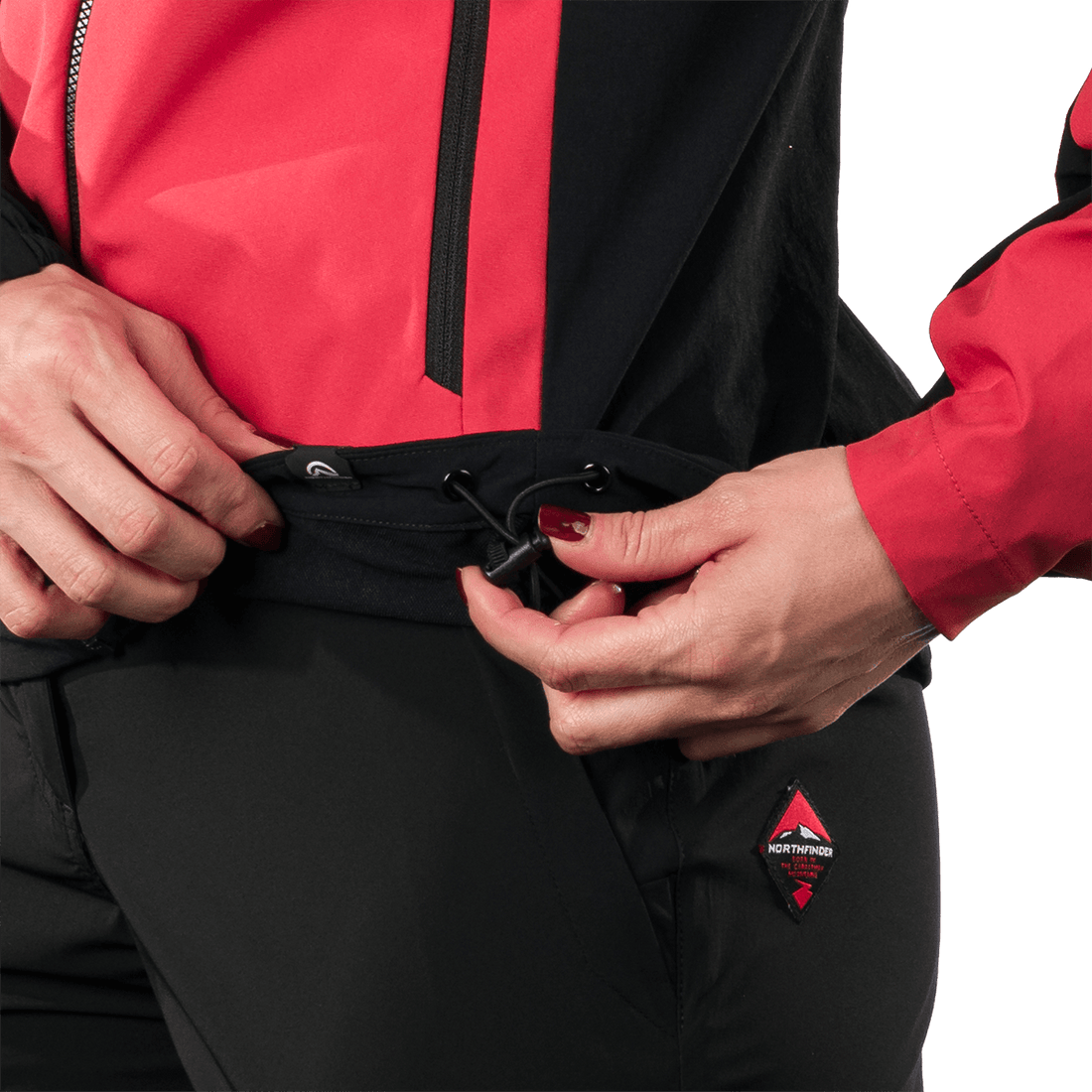 BU-6399OR women's trekking hybrid softshell jacket JAYLYN