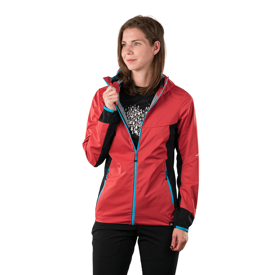 BU-6402OR women's trekking hybrid lightweight jacket 2.5L SANAA