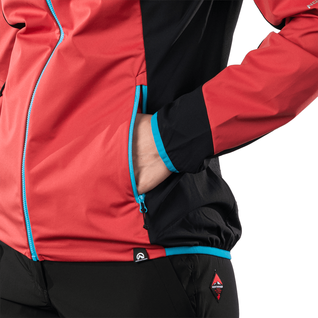 BU-6402OR women's trekking hybrid lightweight jacket 2.5L SANAA