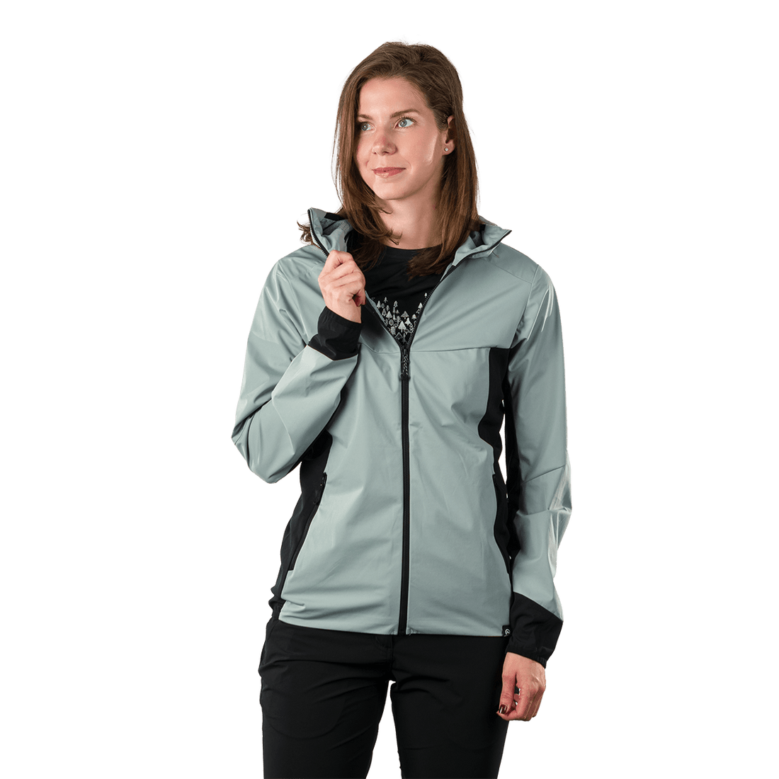 BU-6402OR women's trekking hybrid lightweight jacket 2.5L SANAA