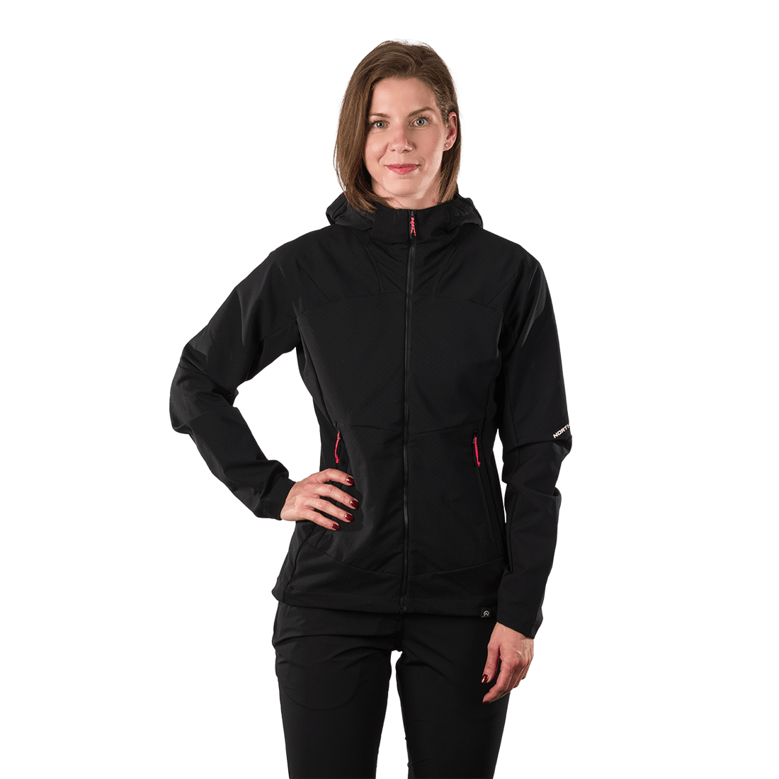 BU-6404OR women's trekking softshell jacket 1L DESTINEY