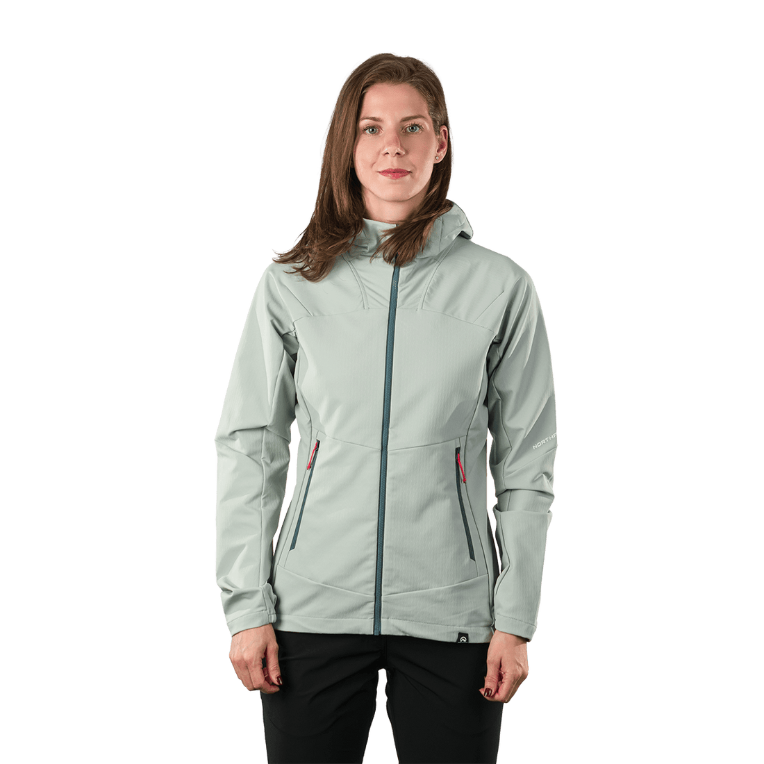 BU-6404OR women's trekking softshell jacket 1L DESTINEY