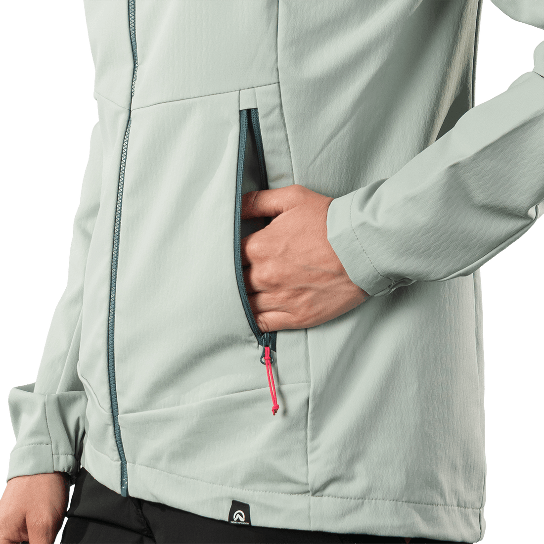 BU-6404OR women's trekking softshell jacket 1L DESTINEY
