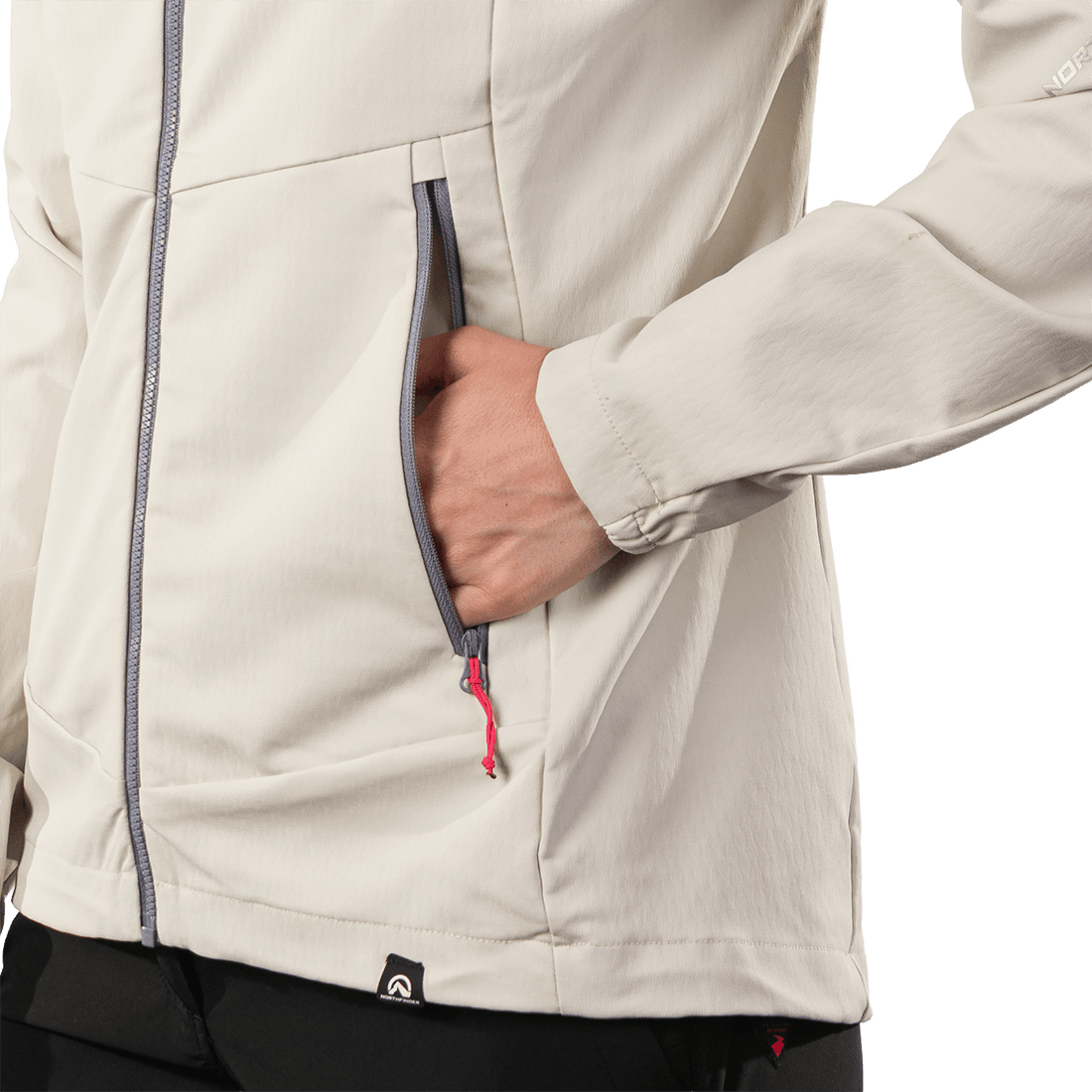 BU-6404OR women's trekking softshell jacket 1L DESTINEY