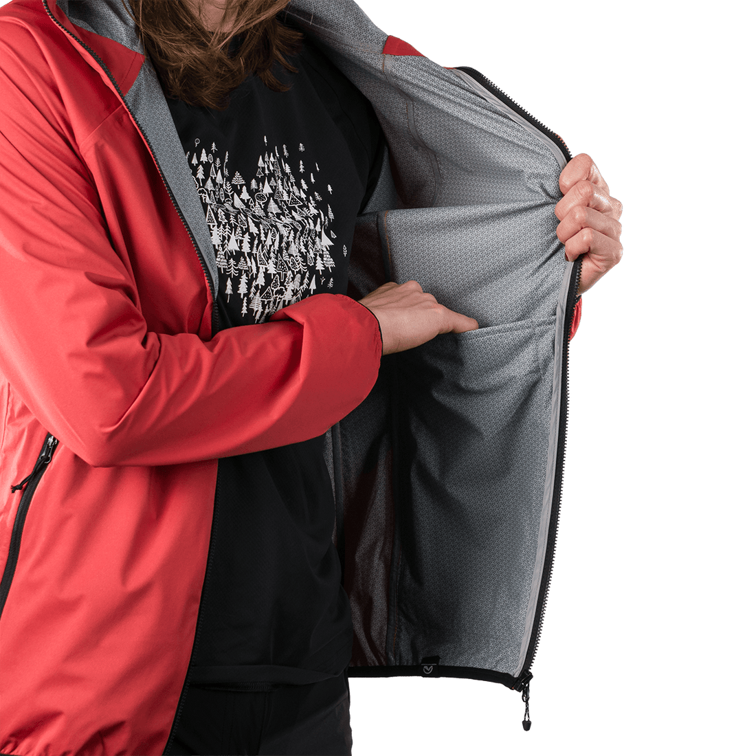 BU-6405OR women's lightweight jacket 2.5L MARELI