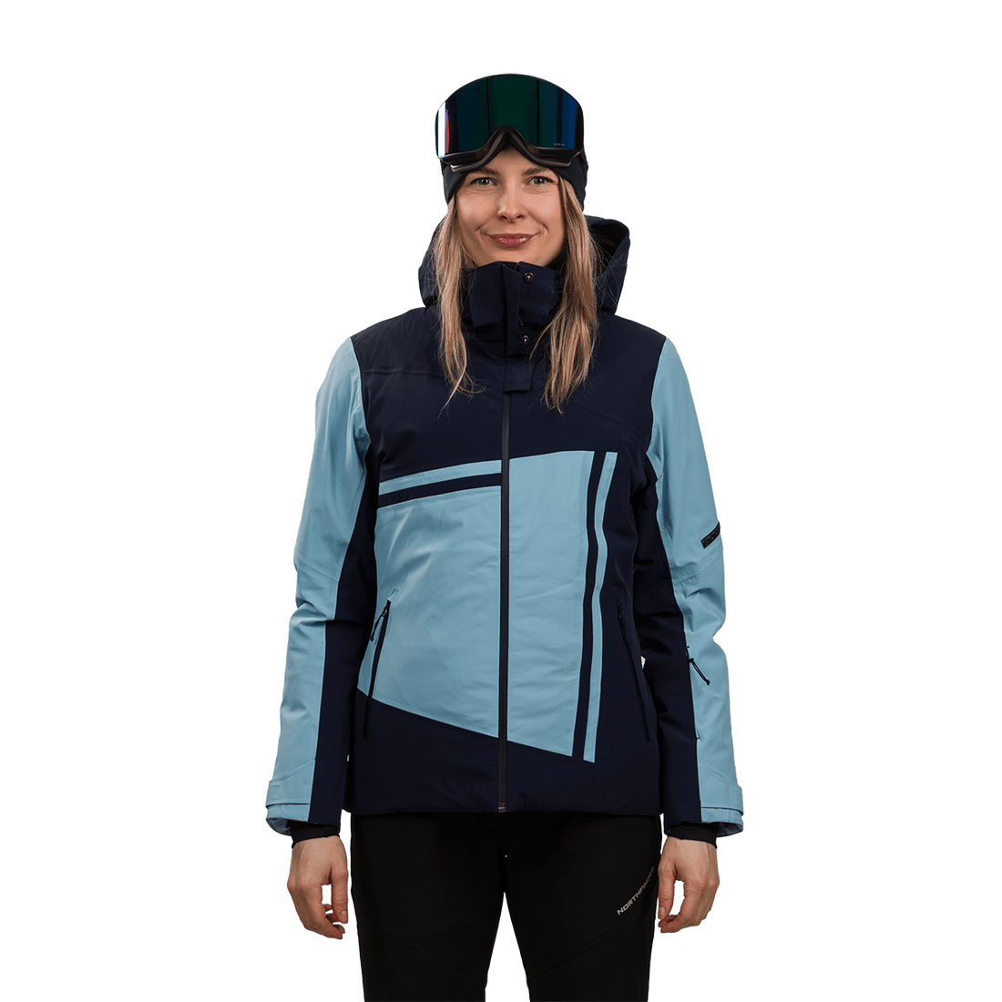 BU-6422SNW women's ski technical jacket fully featured AMALIA