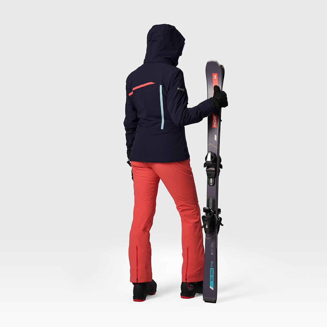 BU-6422SNW women's ski technical jacket fully featured AMALIA