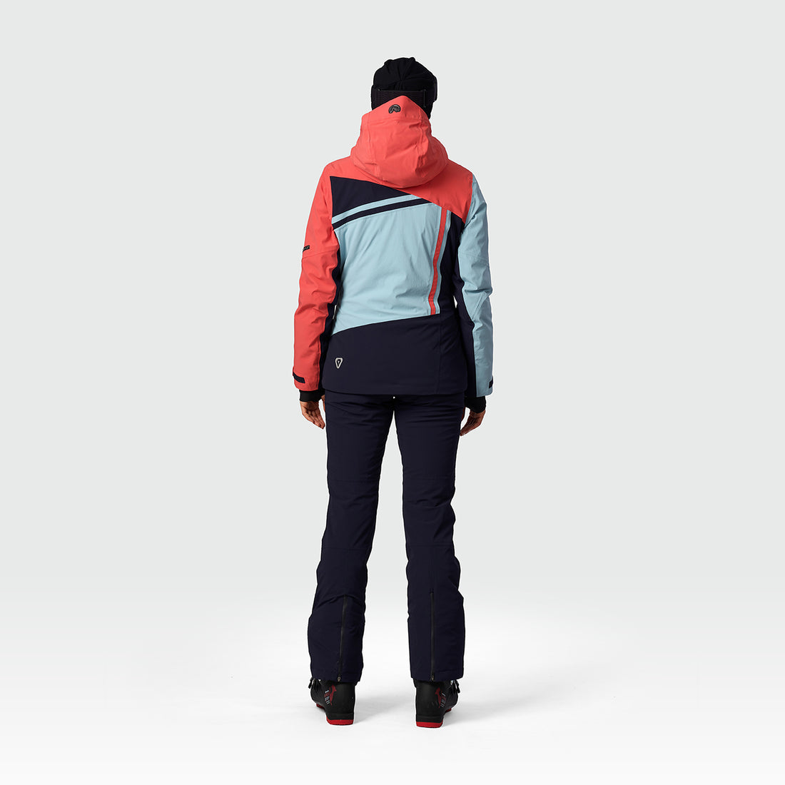 BU-6422SNW women's ski technical jacket fully featured AMALIA