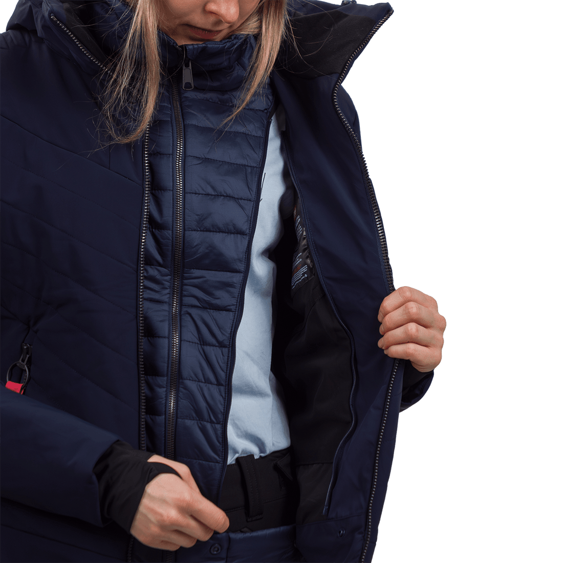 BU-6423SNW women's ski technical trendy insulated jacket NOELLE
