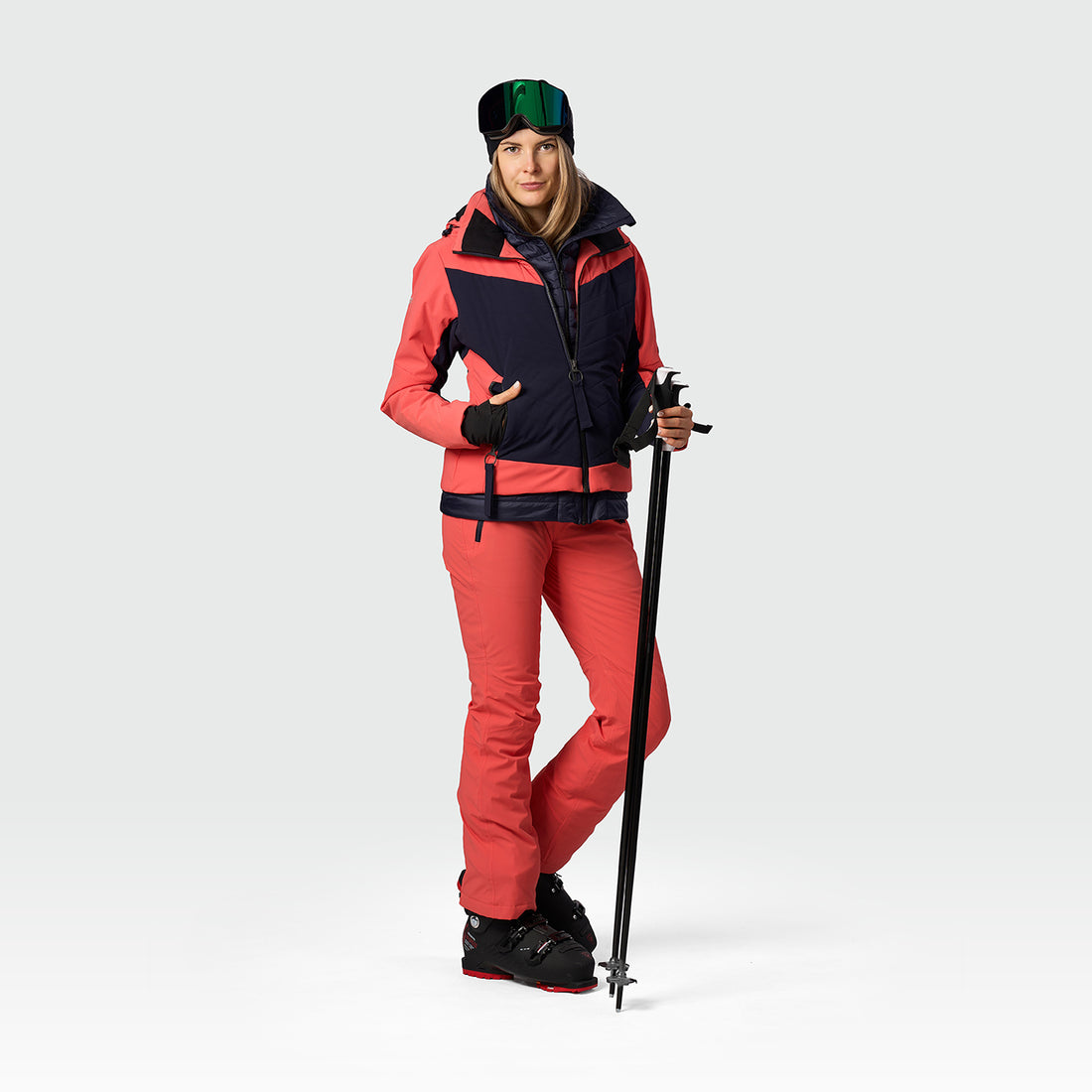 BU-6423SNW women's ski technical trendy insulated jacket NOELLE