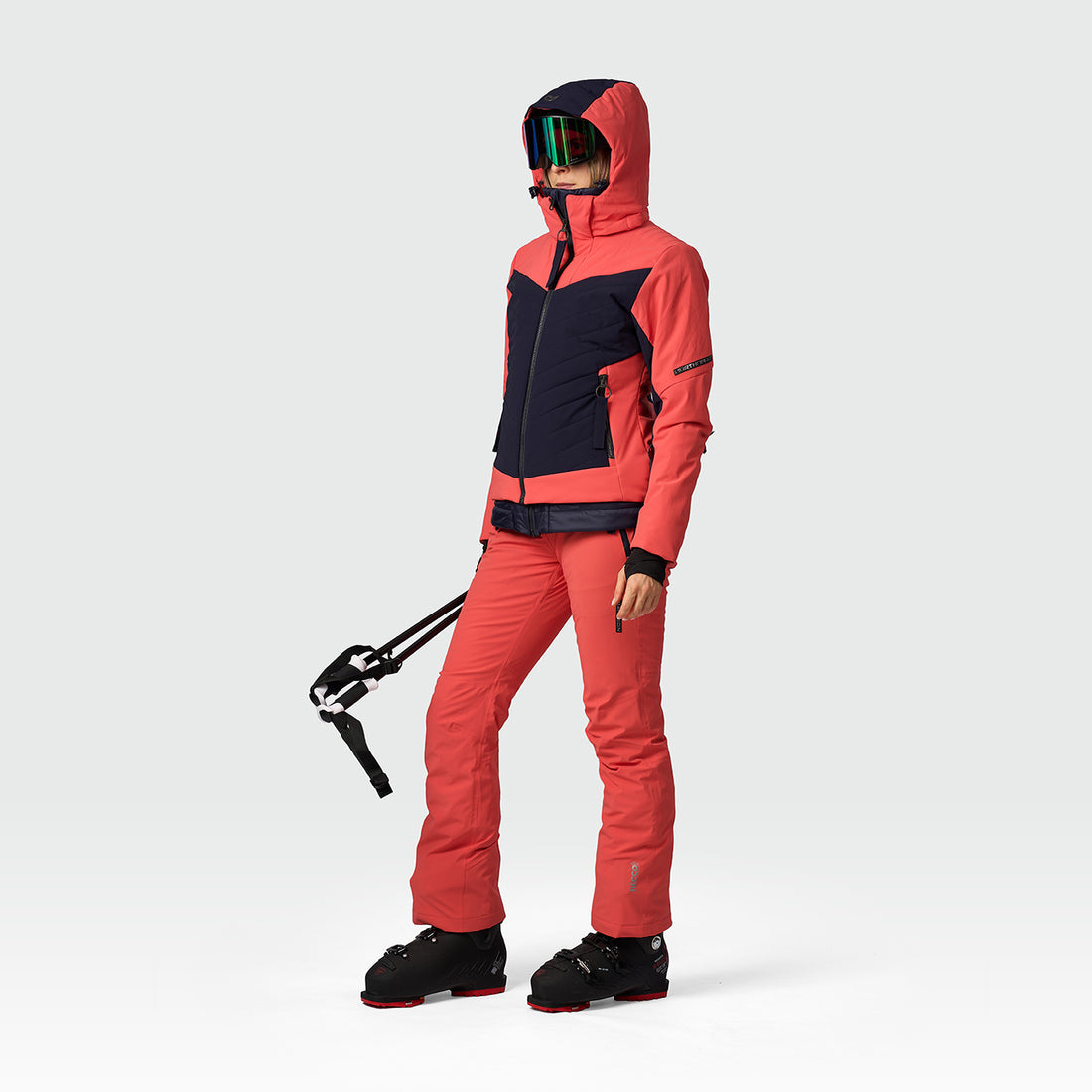 BU-6423SNW women's ski technical trendy insulated jacket NOELLE