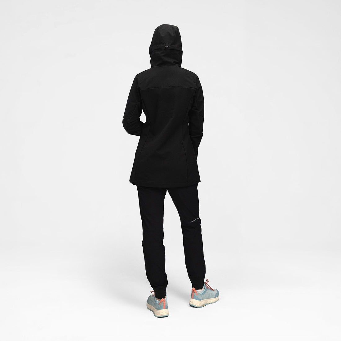 BU-6440OR women's trekking softshell long jacket 1L VAPENNA