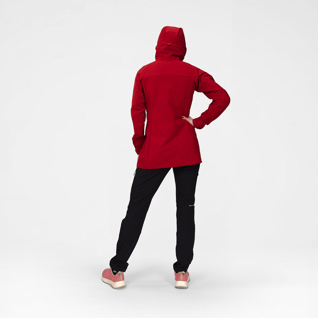 BU-6440OR women's trekking softshell long jacket 1L VAPENNA