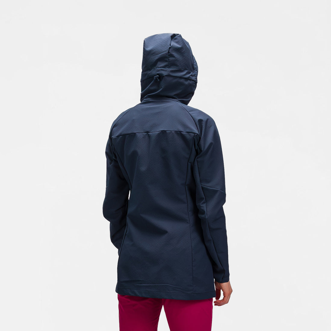 BU-6440OR women's trekking softshell long jacket 1L VAPENNA
