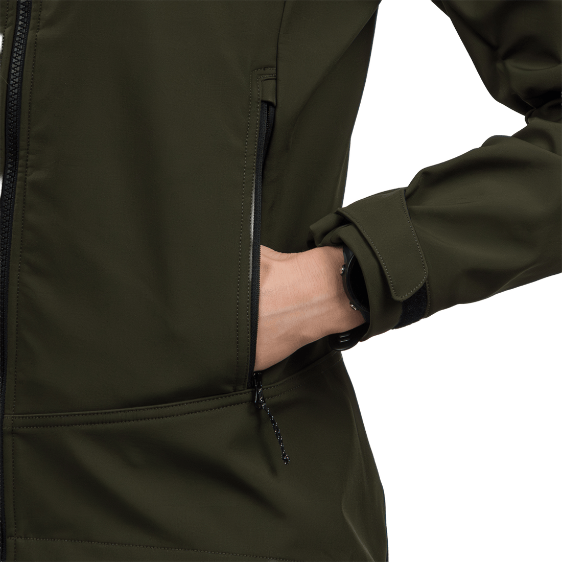 BU-6450OR women's outdoor hoody softshell jacket 3L TRIANN