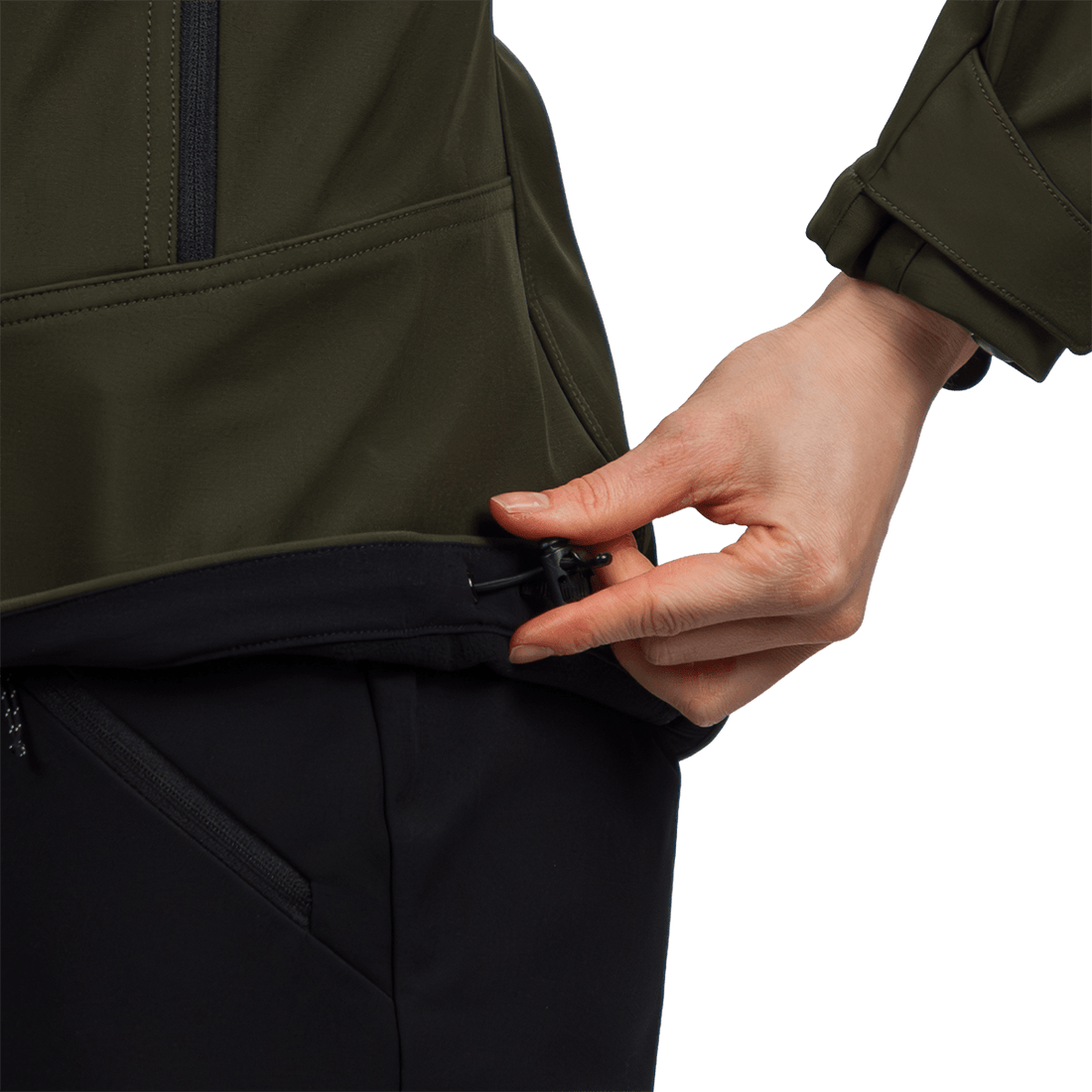 BU-6450OR women's outdoor hoody softshell jacket 3L TRIANN