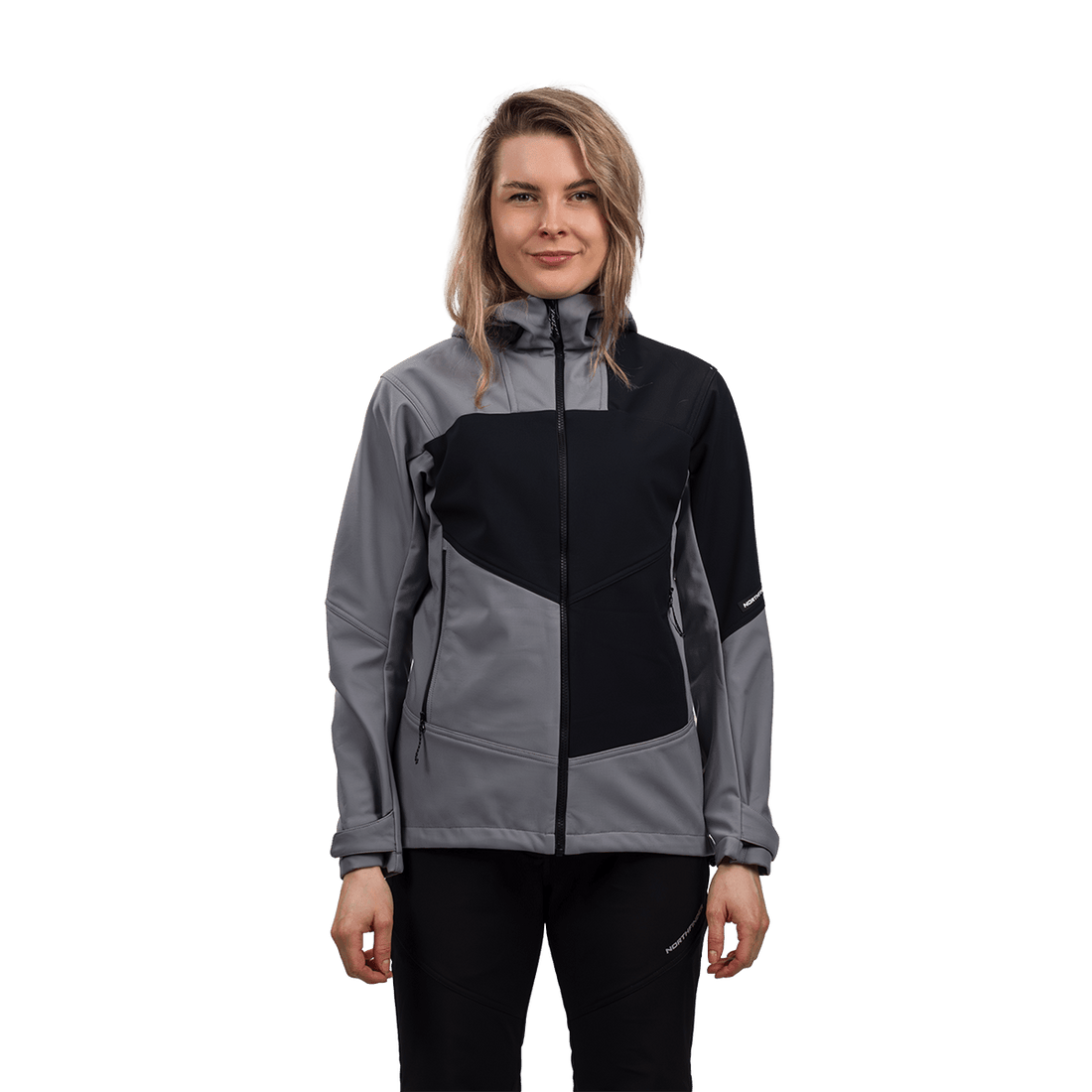 BU-6450OR women's outdoor hoody softshell jacket 3L TRIANN