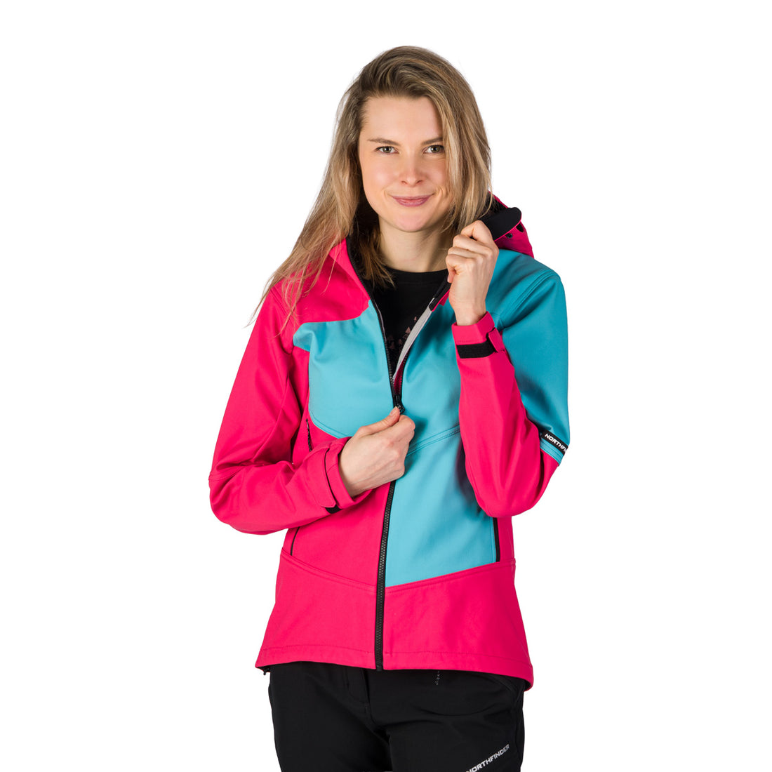 BU-6450OR women's outdoor hoody softshell jacket 3L TRIANN
