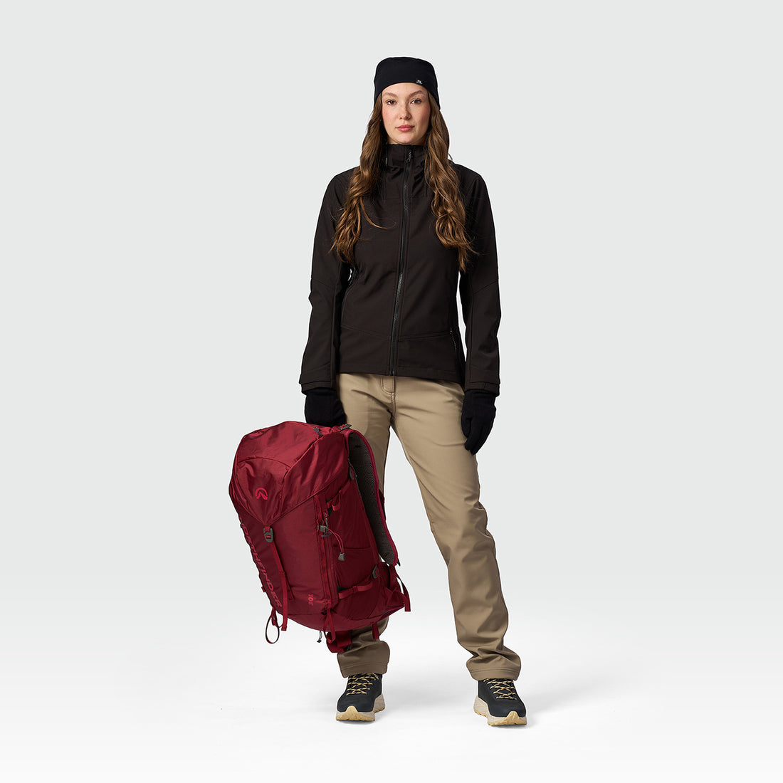 BU-6451OR women's trekking softshell jacket 3L MARYBE