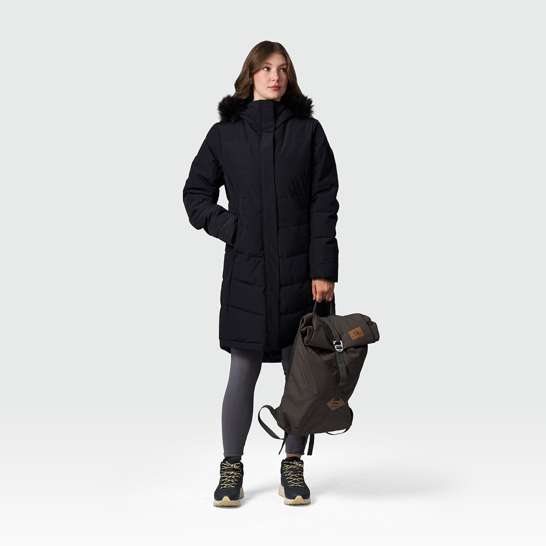 BU-6463SP women's insulated jacket long style TRYAN