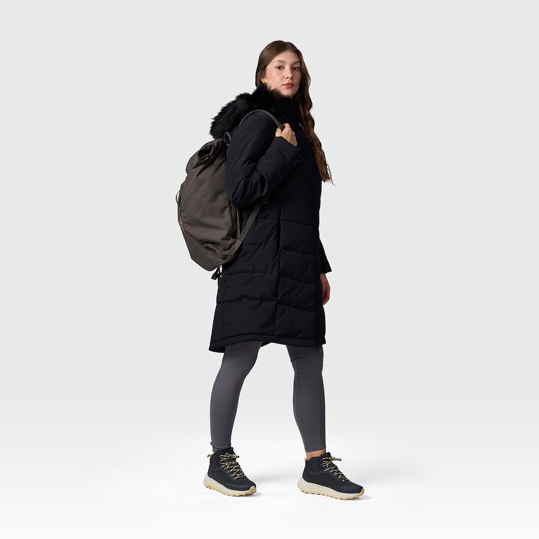 BU-6463SP women's insulated jacket long style TRYAN