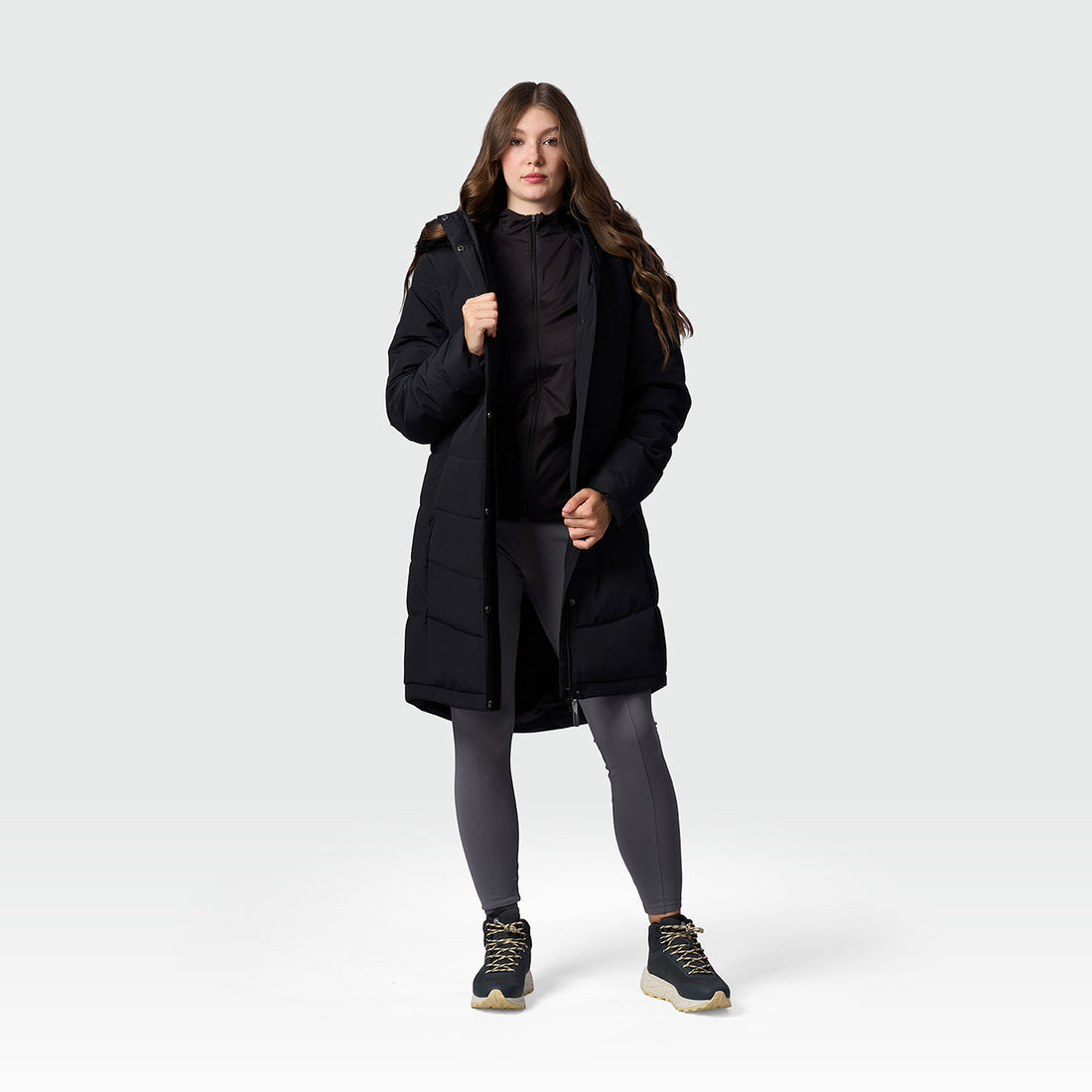 BU-6463SP women's insulated jacket long style TRYAN
