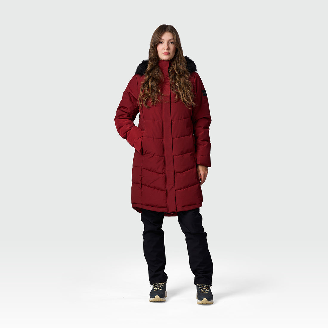 BU-6463SP women's insulated jacket long style TRYAN