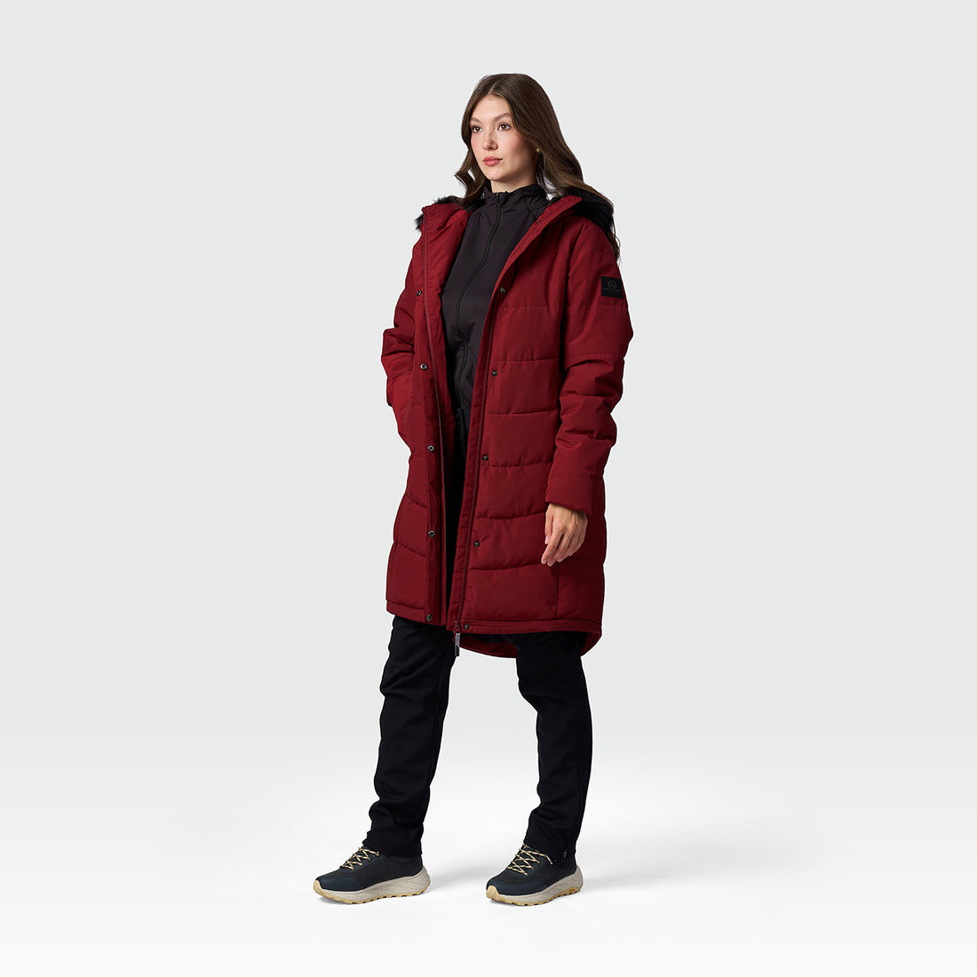 BU-6463SP women's insulated jacket long style TRYAN