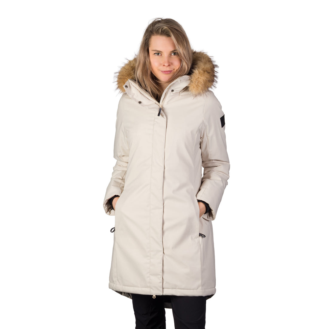 BU-6465SP women's insulated jacket long style GISEL