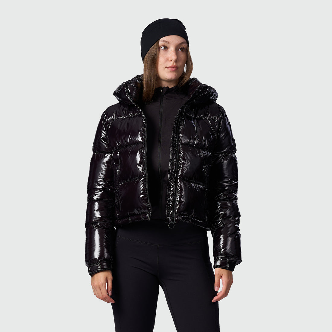 BU-6468SP women's trendy crop insulated jacket ANCHE