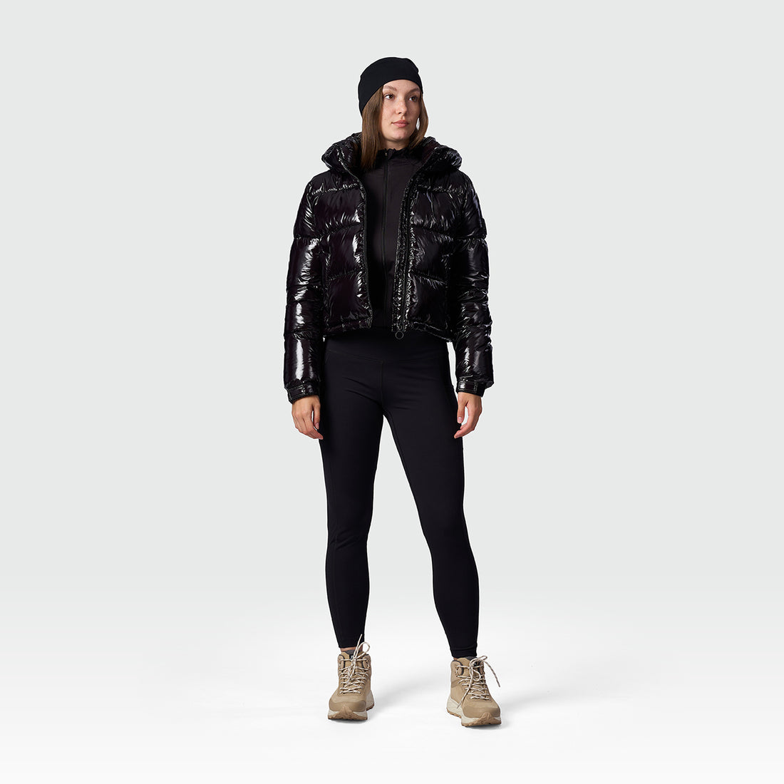 BU-6468SP women's trendy crop insulated jacket ANCHE