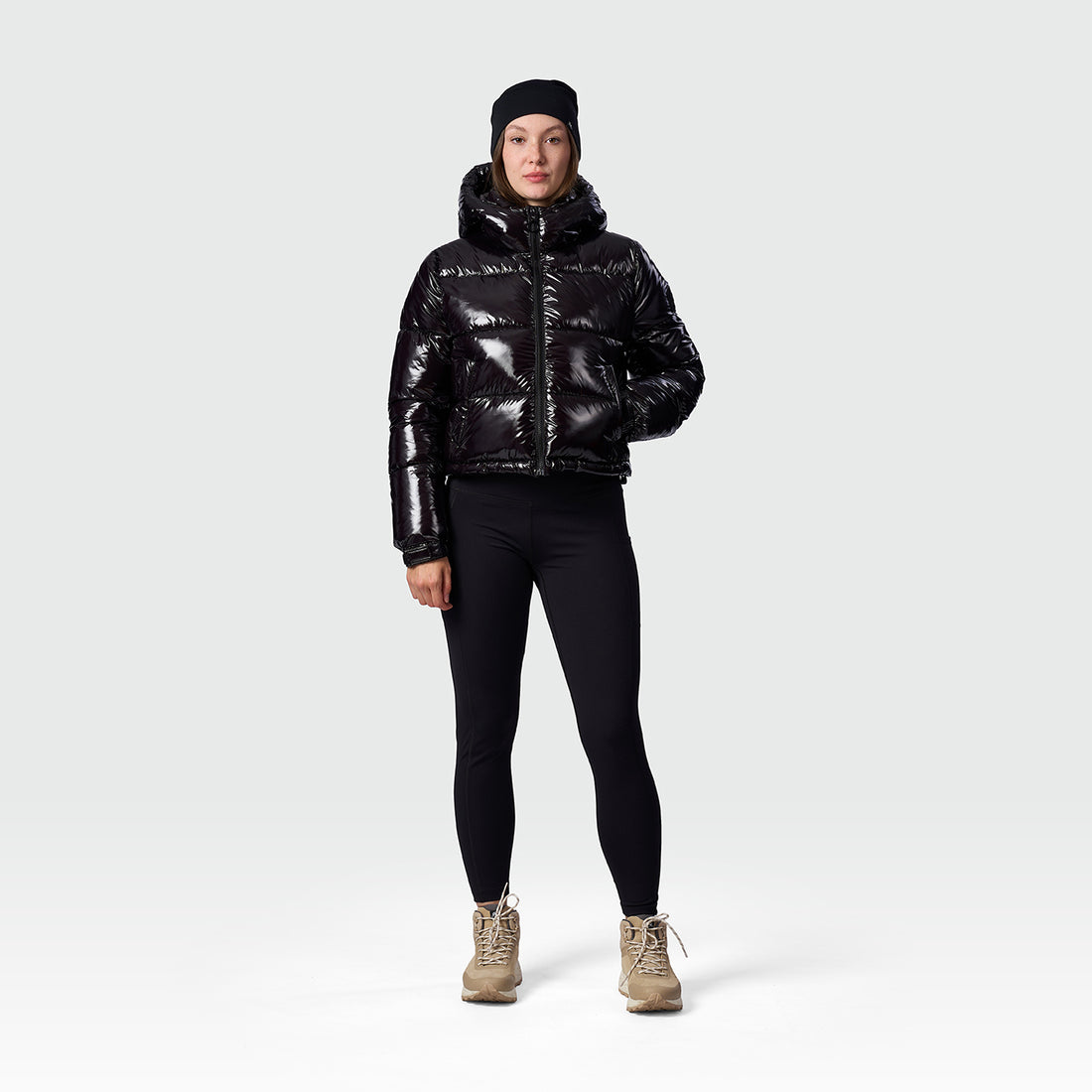 BU-6468SP women's trendy crop insulated jacket ANCHE