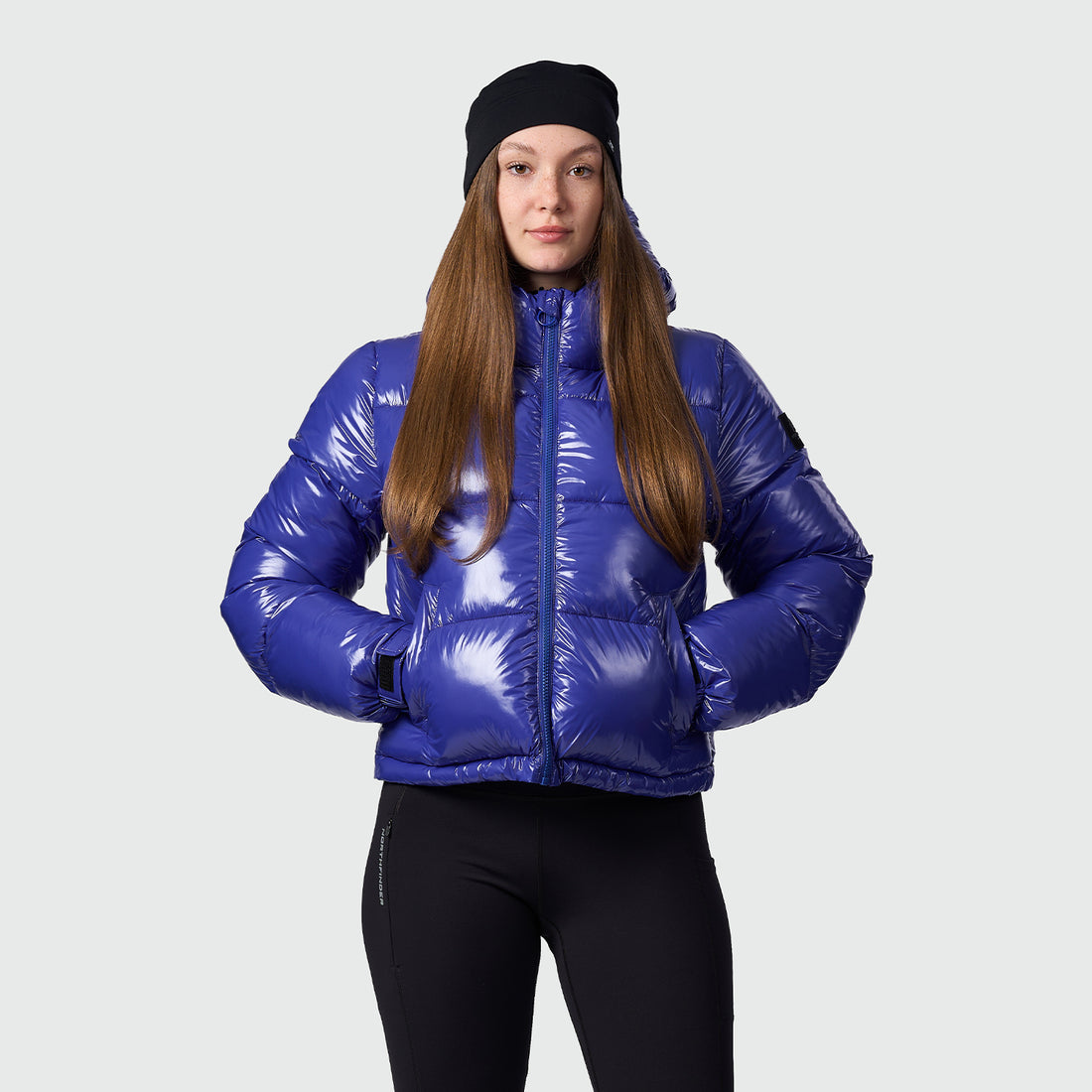 BU-6468SP women's trendy crop insulated jacket ANCHE