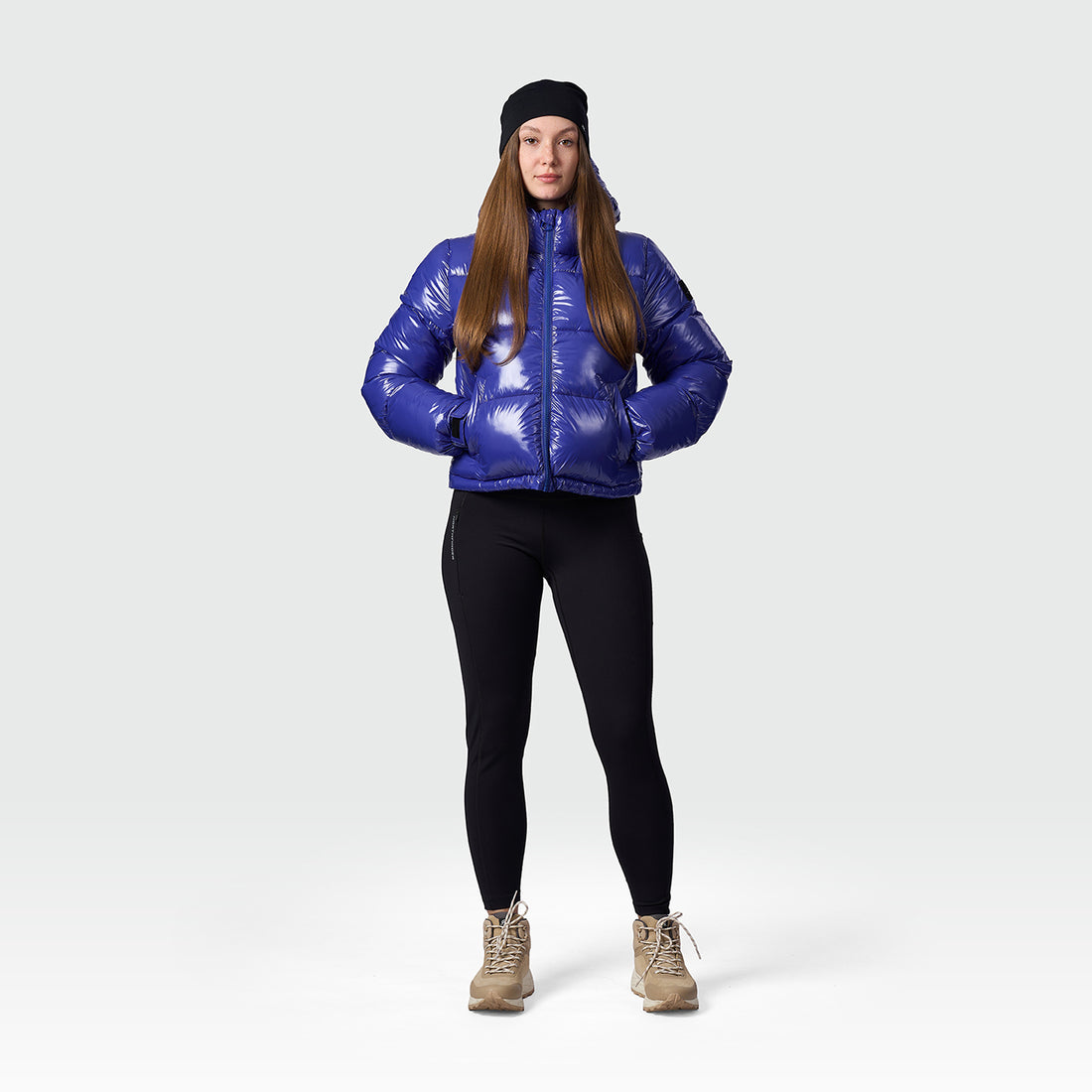 BU-6468SP women's trendy crop insulated jacket ANCHE