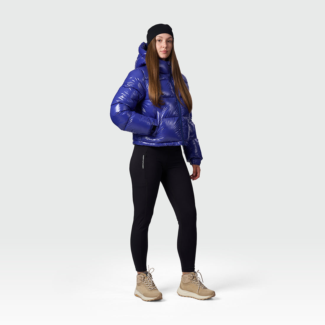 BU-6468SP women's trendy crop insulated jacket ANCHE