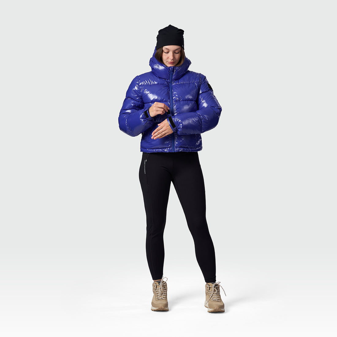 BU-6468SP women's trendy crop insulated jacket ANCHE
