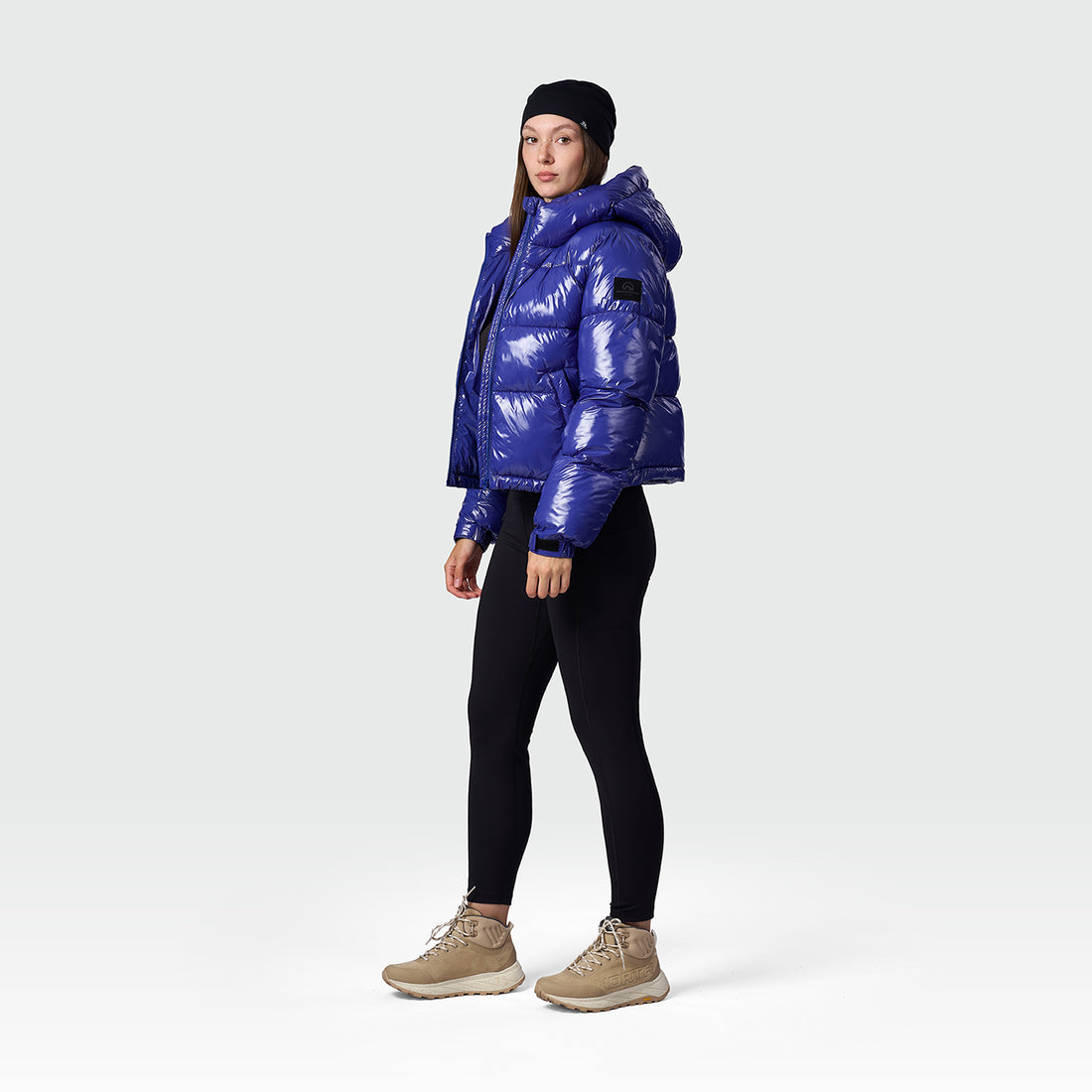 BU-6468SP women's trendy crop insulated jacket ANCHE