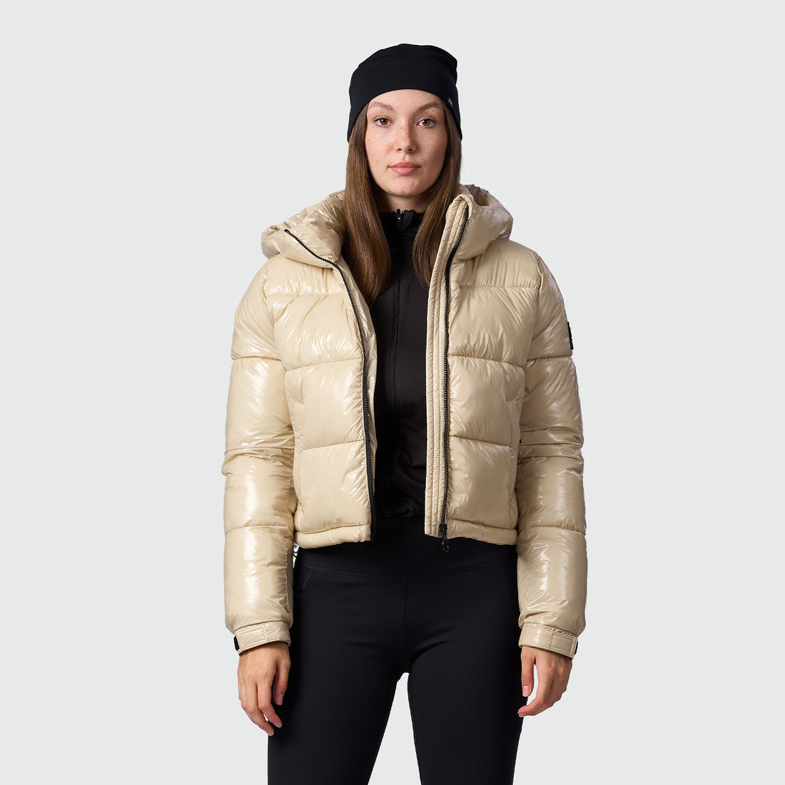 BU-6468SP women's trendy crop insulated jacket ANCHE