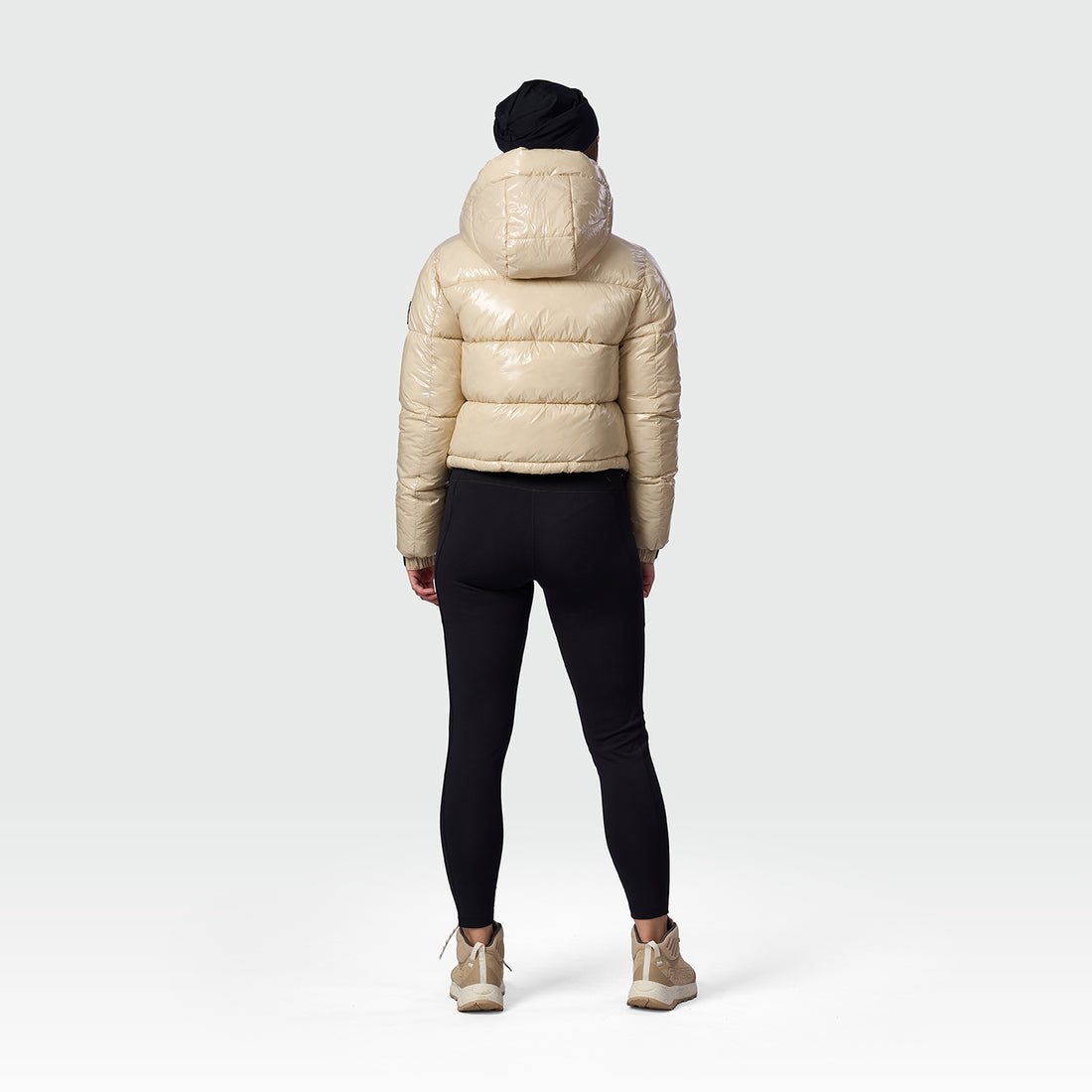BU-6468SP women's trendy crop insulated jacket ANCHE