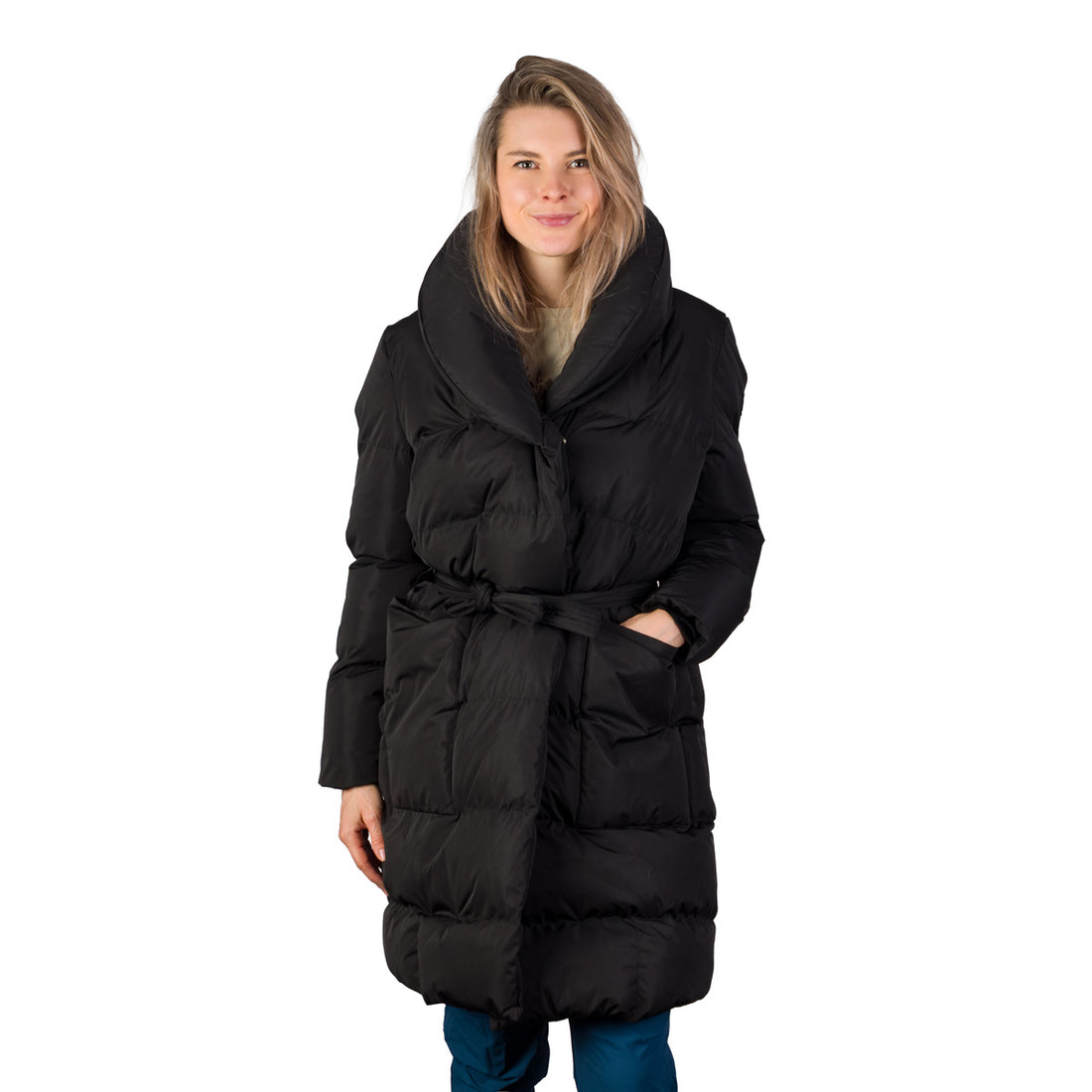 BU-6470SP women's urban long style insulated jacket SAMANTA