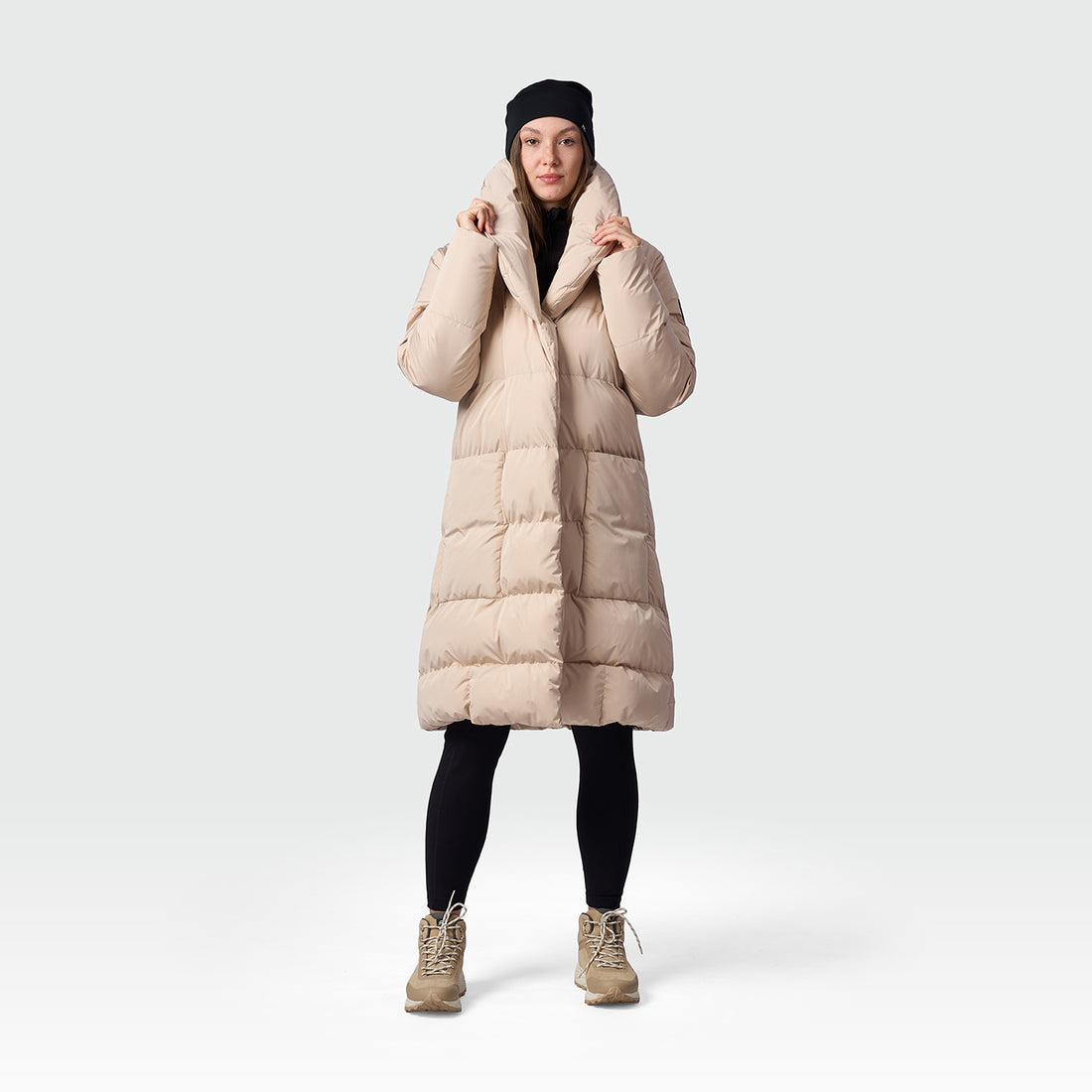 BU-6470SP women's urban long style insulated jacket SAMANTA